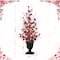 Glitzhome® 36" Valentine's Lighted Red Berry Heart Urn Porch Tree with Timer